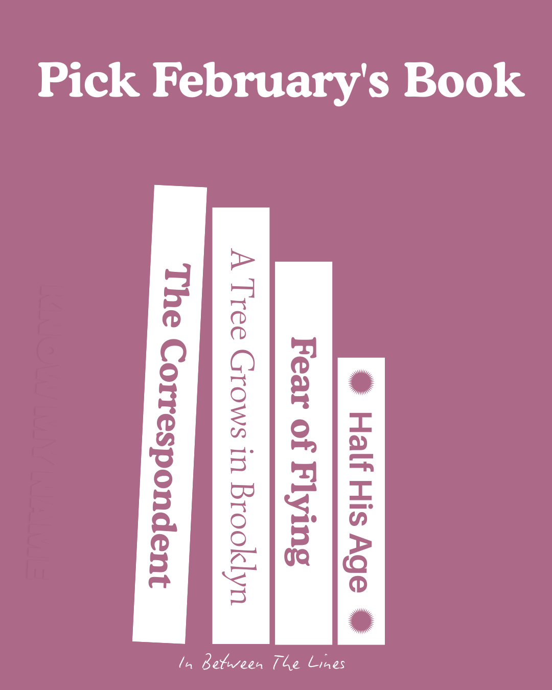 Poll: Choose this Month’s Book!