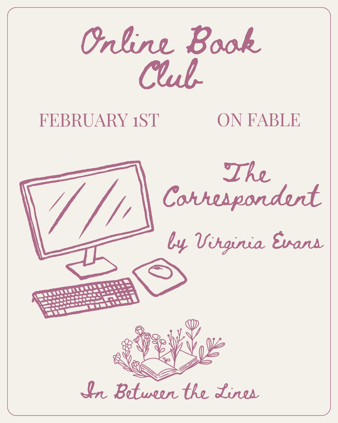Online Book Club: The Correspondent